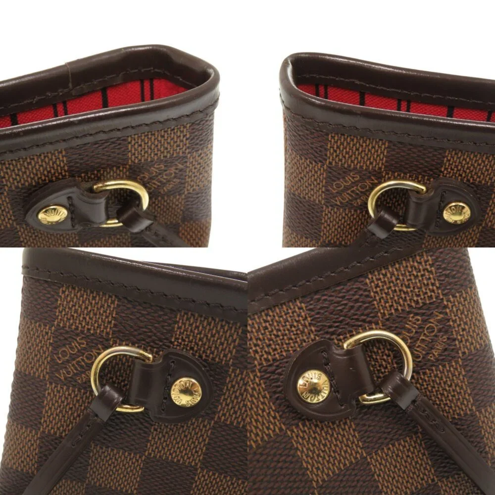 LOUIS VUITTON Authentic Brown Damier Neverfull PM Tote Bag - Picture 9 of 10
